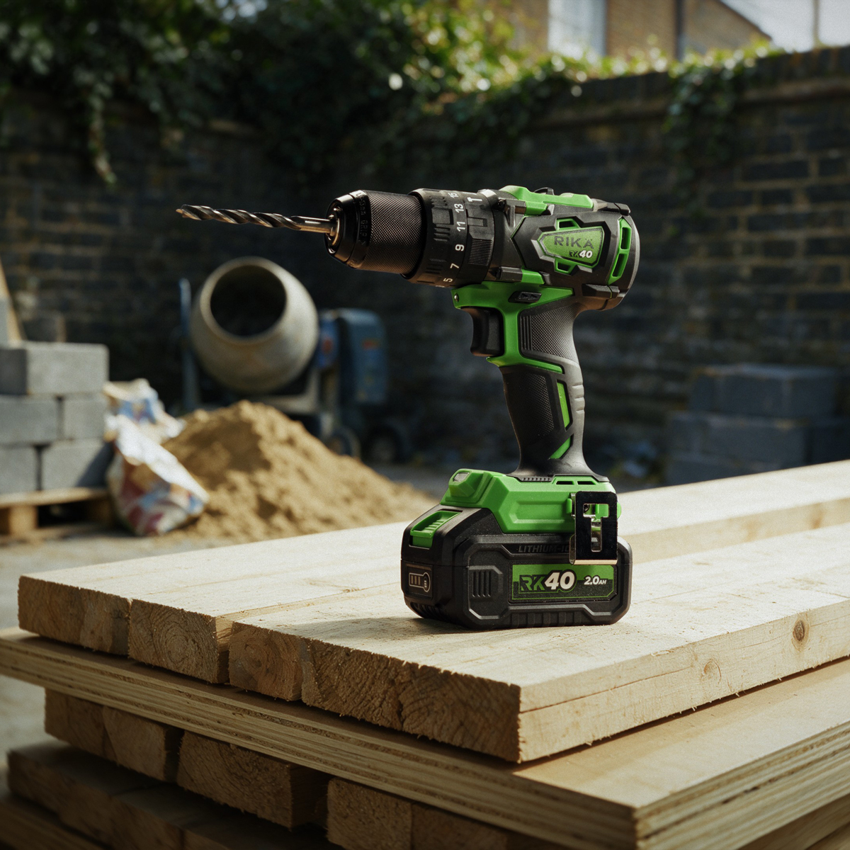 Rikä RK40 40V Cordless Compact Combi Drill | 79Nm | Brushless Motor | Body Only